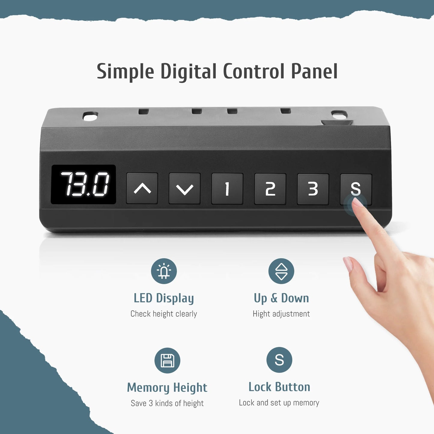 Electric Standing Desk with Double Drawer - 40 X 24 Inch Adjustable Height Sit to Stand up Desk with Storage Shelf, Rising Home Office Computer Table, Oak