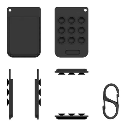 Silicone Protective Case Shockproof Skin Sleeve Suction Cup Portable Protective Cover for PLAUD Note AI Voice Recorder