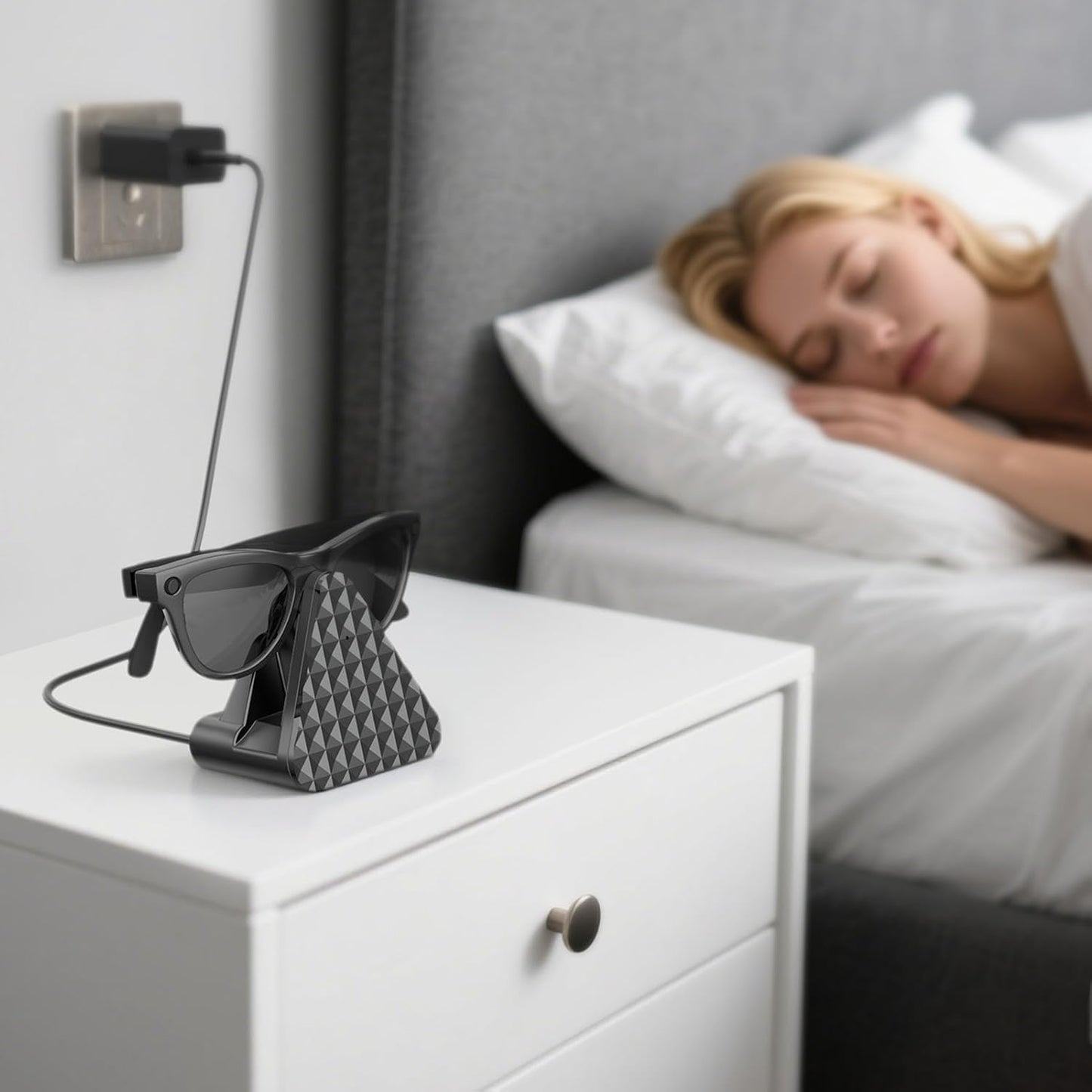 Charging Station for Ray Ban Meta - Replacement Charger for Ray-Ban Meta Glasses