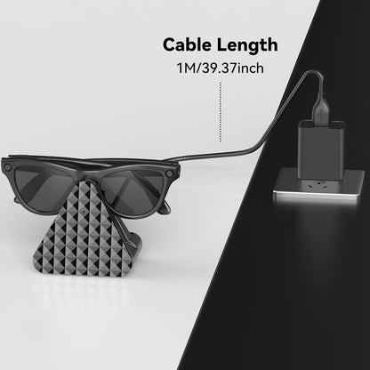 Charging Station for Ray Ban Meta - Replacement Charger for Ray-Ban Meta Glasses